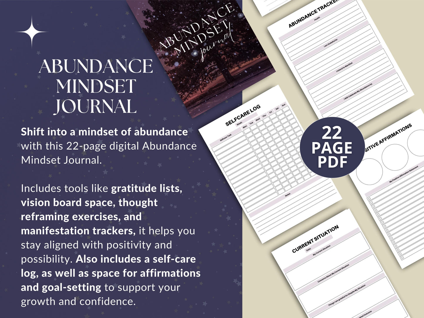 MRR Resell Digital Abundance Mindset Journal