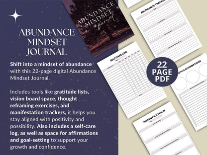 MRR Resell Digital Abundance Mindset Journal