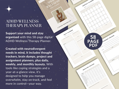 MRR Resell Digital ADHD Planner
