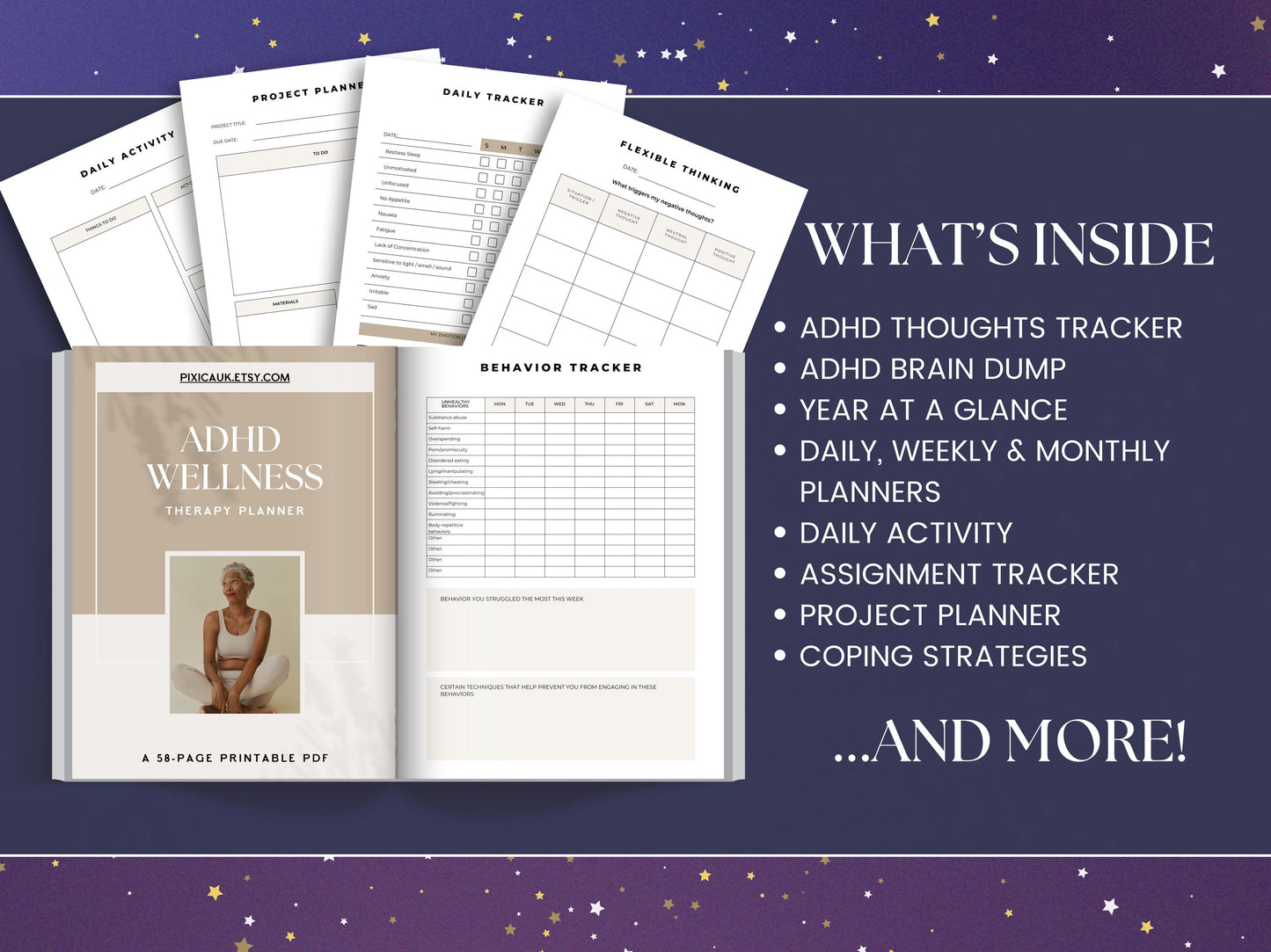 MRR Resell Digital ADHD Planner