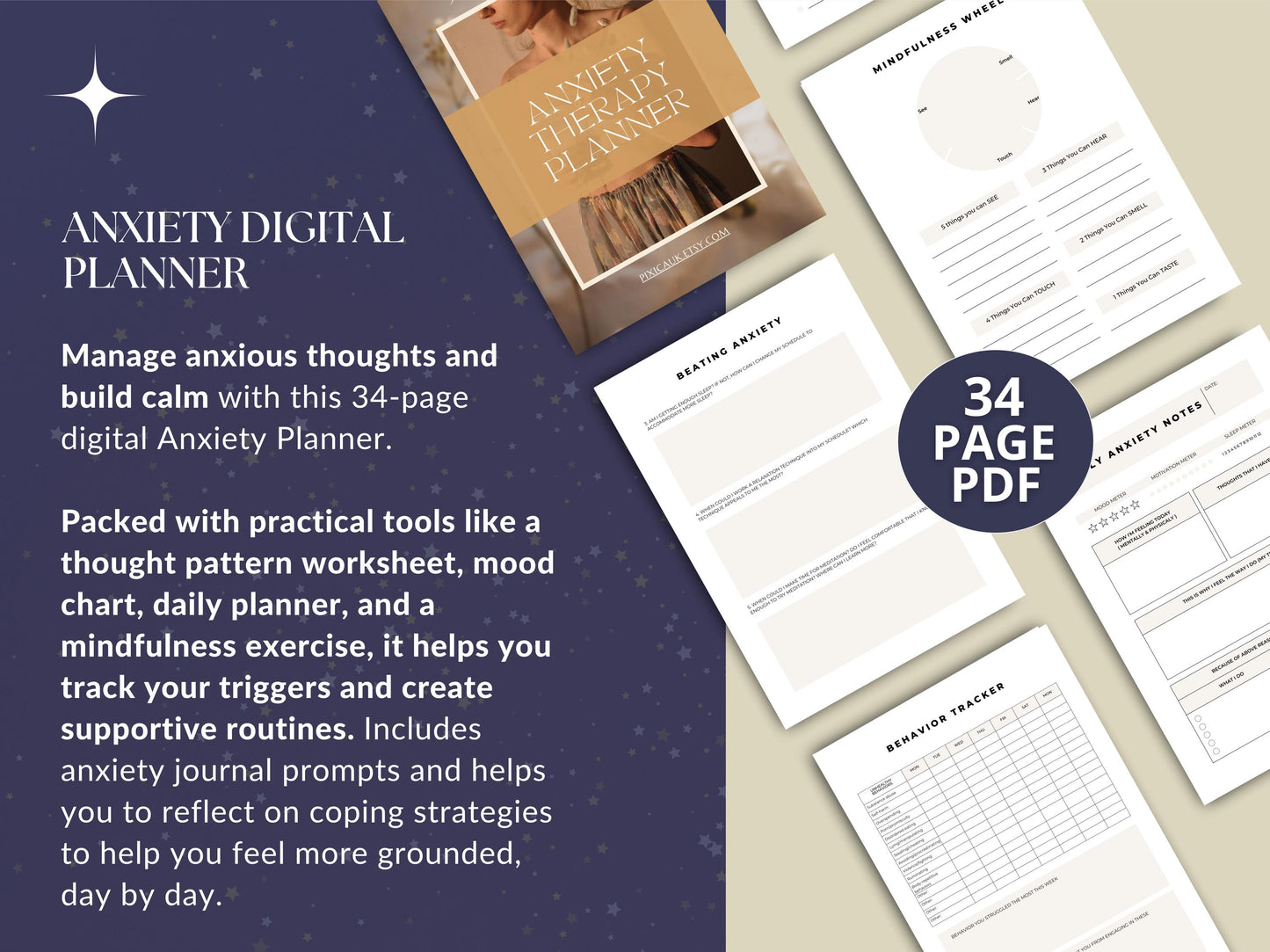MRR Resell Digital Anxiety Planner