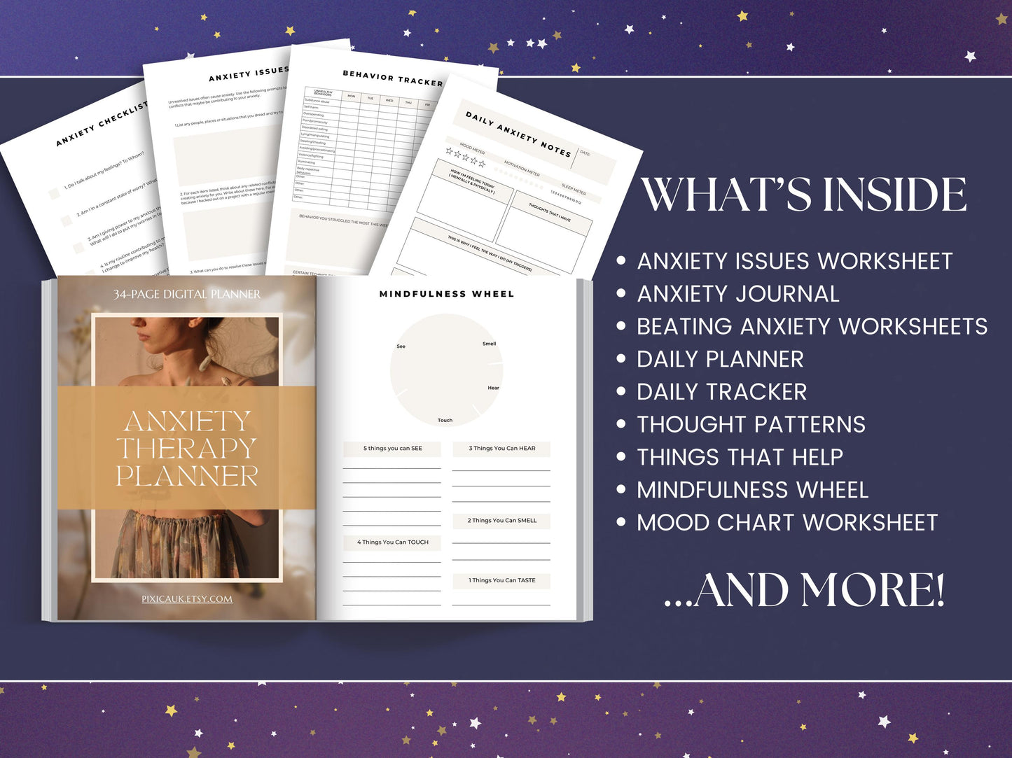 MRR Resell Digital Anxiety Planner
