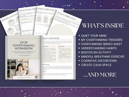 Digital Stop Overthinking Workbook