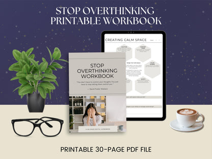 Digital Stop Overthinking Workbook