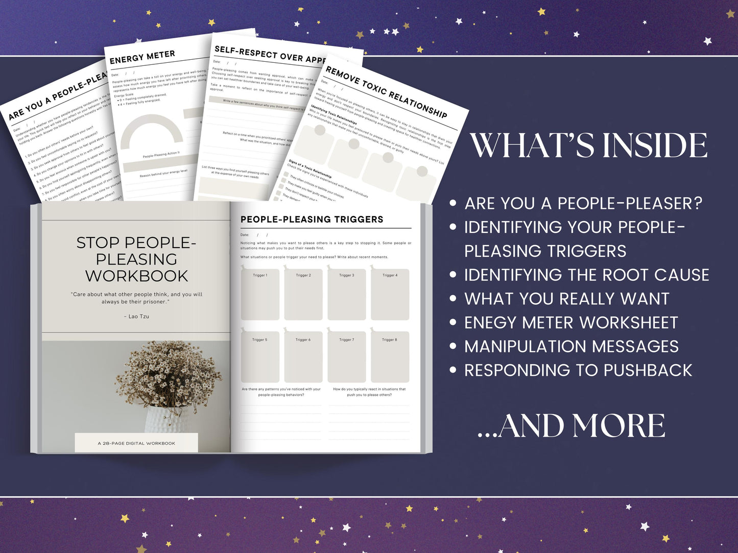 Digital Stop People-Pleasing Workbook