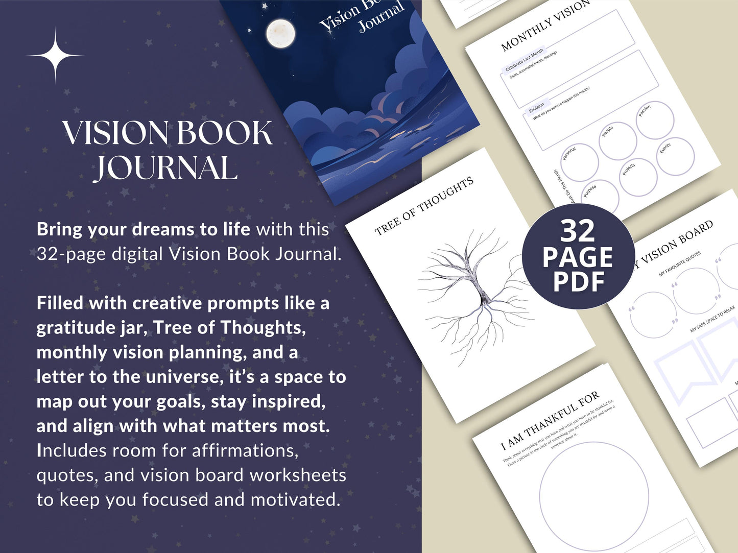 MRR Resell Digital Vision Board Journal
