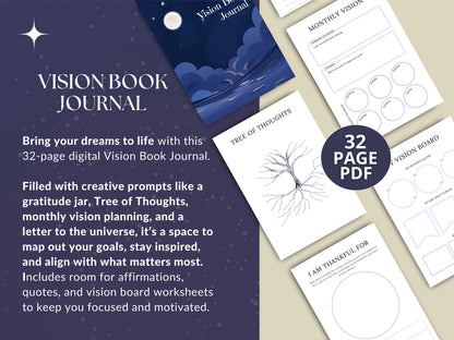 MRR Resell Digital Vision Board Journal