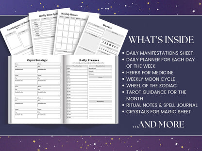 MRR Resell Digital Witchy Planner