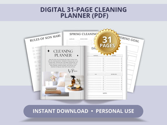 MRR Resell Digital Cleaning Planner