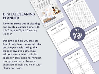 MRR Resell Digital Cleaning Planner