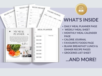 MRR Resell Digital Meal Planner