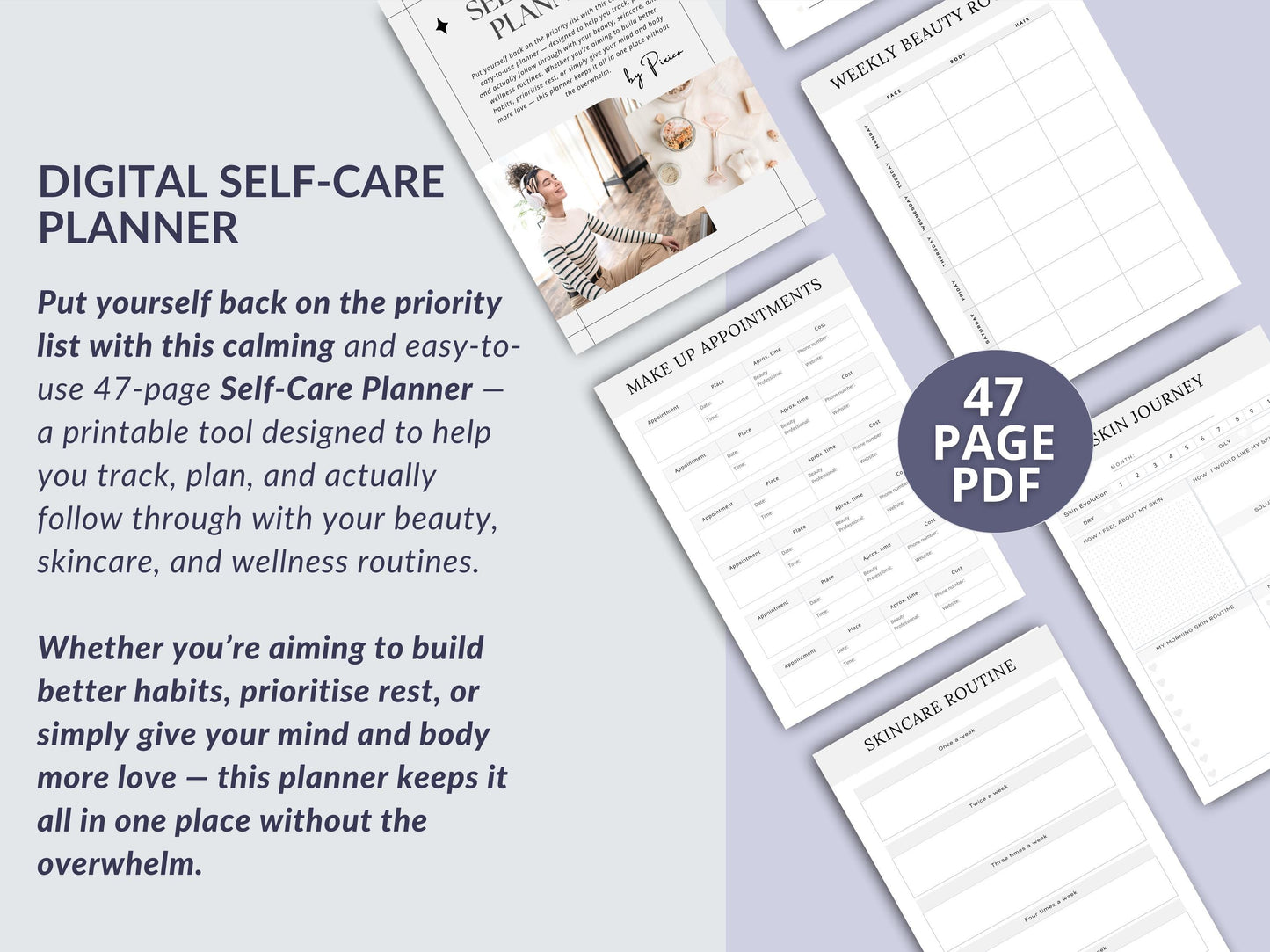 MRR Resell Digital Self-Care Planner