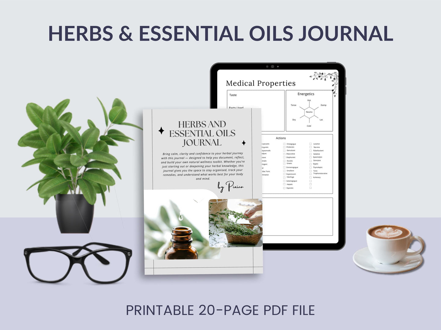 MRR Resell Digital Herbs & Essential Oils Journal