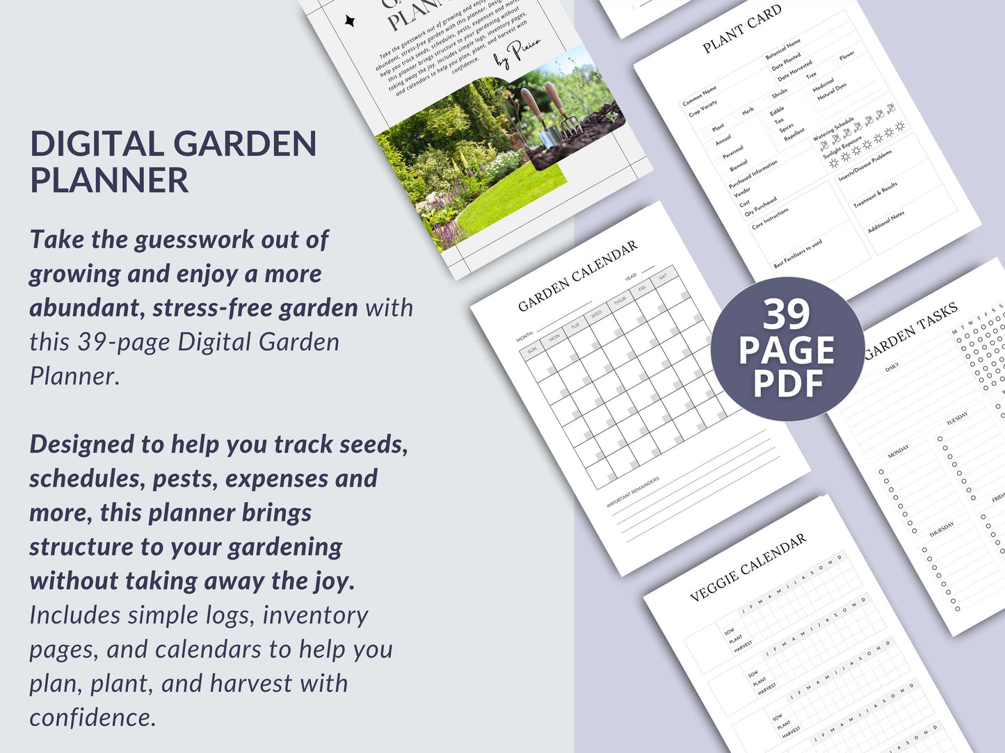 MRR Resell Digital Garden Planner