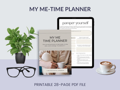 Digital Me Time Self-Care Planner