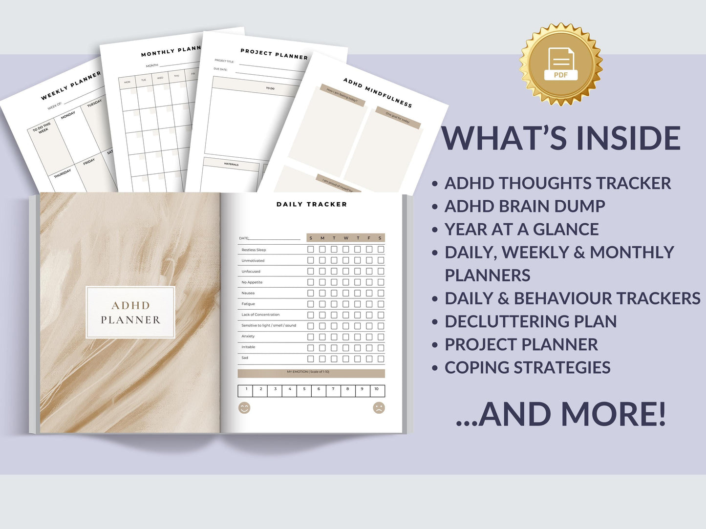 MRR Resell ADHD Digital Planner