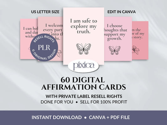 PLR 60 Digital Affirmation Cards #18