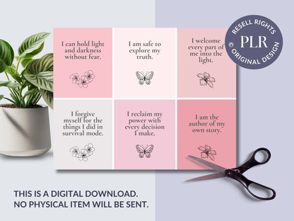 PLR 60 Digital Affirmation Cards #18