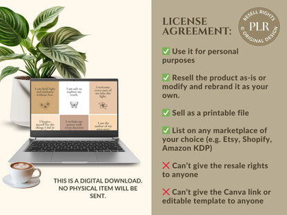 PLR 60 Digital Affirmation Cards #15