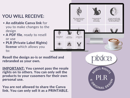 PLR 60 Digital Affirmation Cards #10