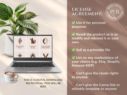 PLR 60 Digital Affirmation Cards #1