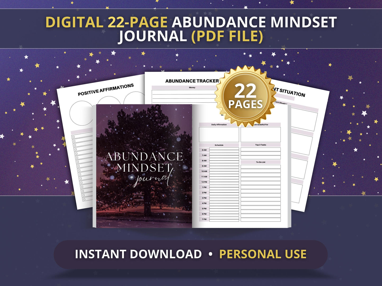 MRR Resell Digital Abundance Mindset Journal