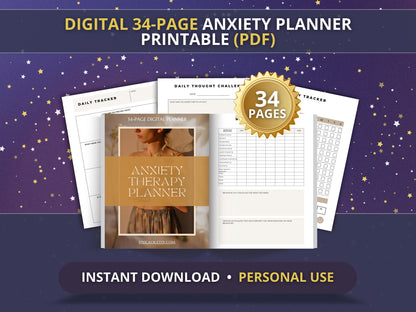 MRR Resell Digital Anxiety Planner