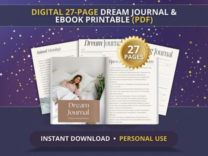 MRR Resell Digital Dream Journal Ebook