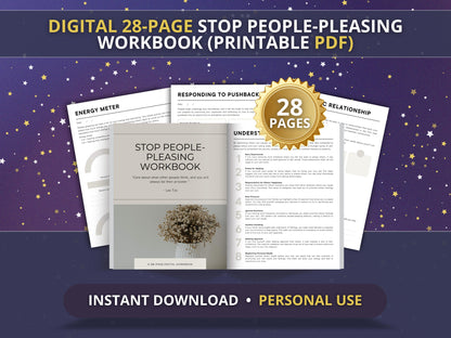 Digital Stop People-Pleasing Workbook