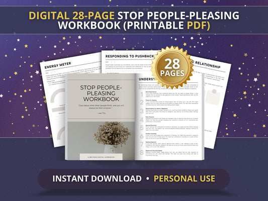 Digital Stop People-Pleasing Workbook