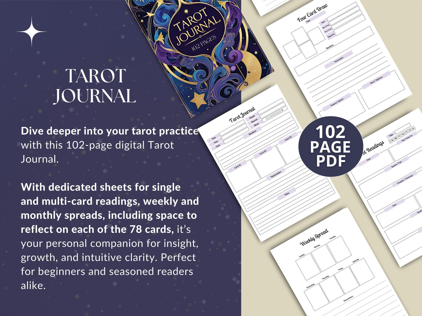 MRR Resell Digital Tarot Journal