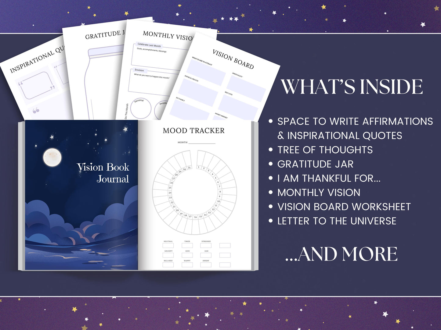 MRR Resell Digital Vision Board Journal