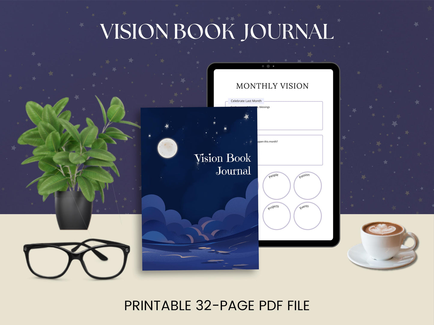 MRR Resell Digital Vision Board Journal