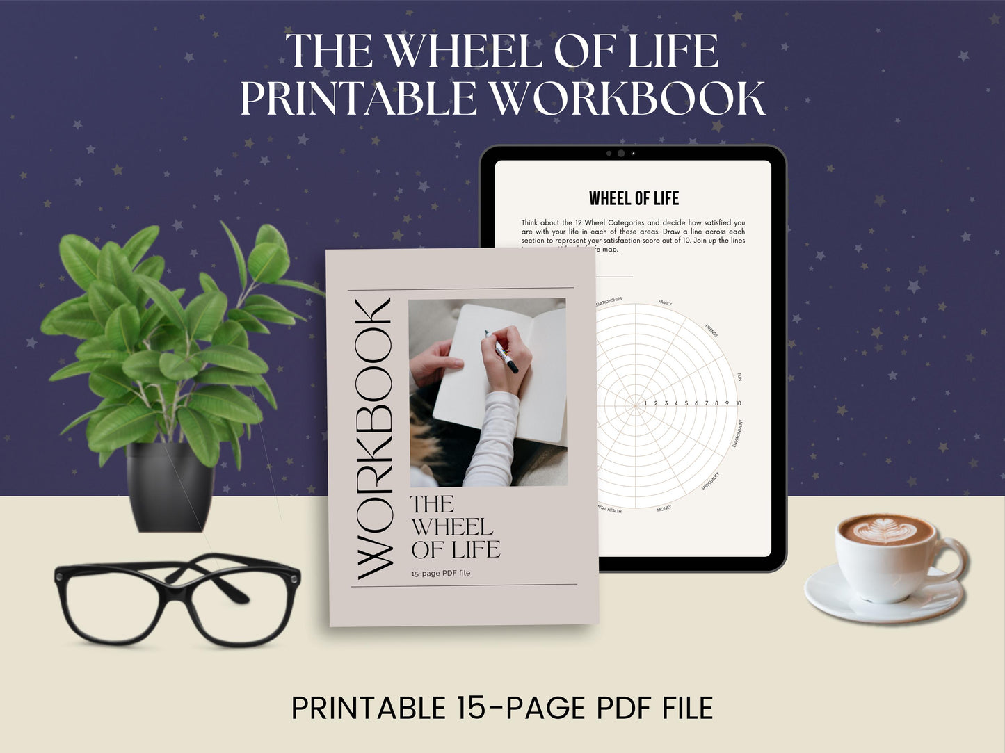 MRR Resell Digital Life Wheel Journal