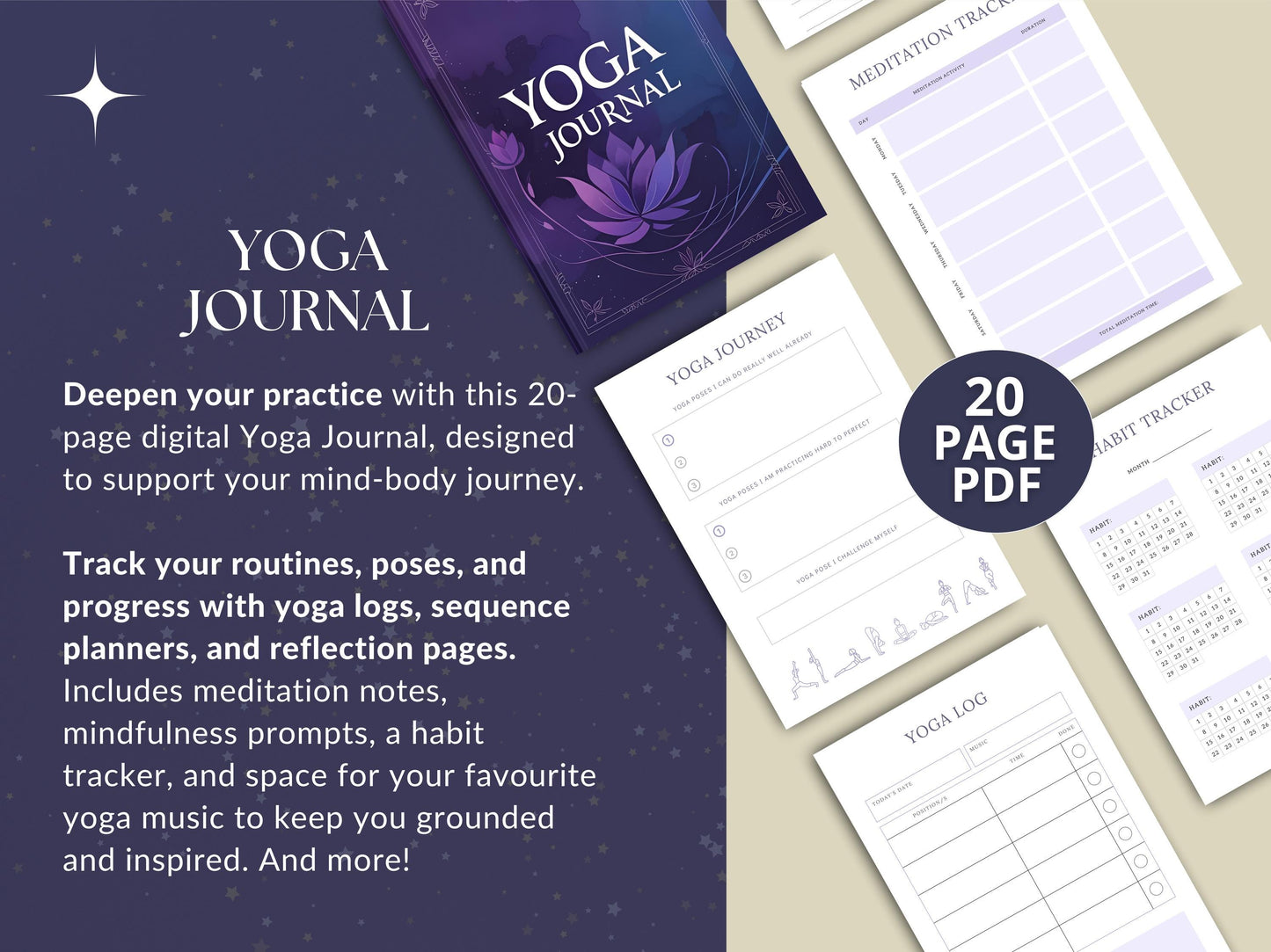 MRR Resell Digital Yoga Journal
