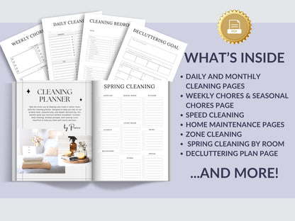 MRR Resell Digital Cleaning Planner