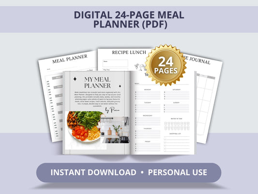 MRR Resell Digital Meal Planner