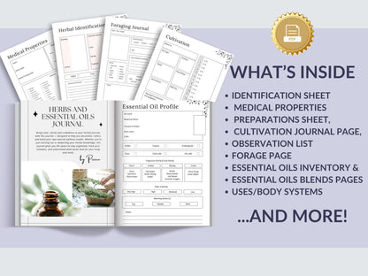 MRR Resell Digital Herbs & Essential Oils Journal