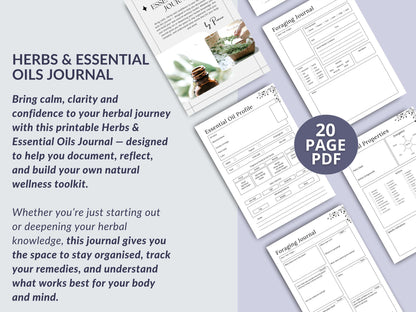 MRR Resell Digital Herbs & Essential Oils Journal