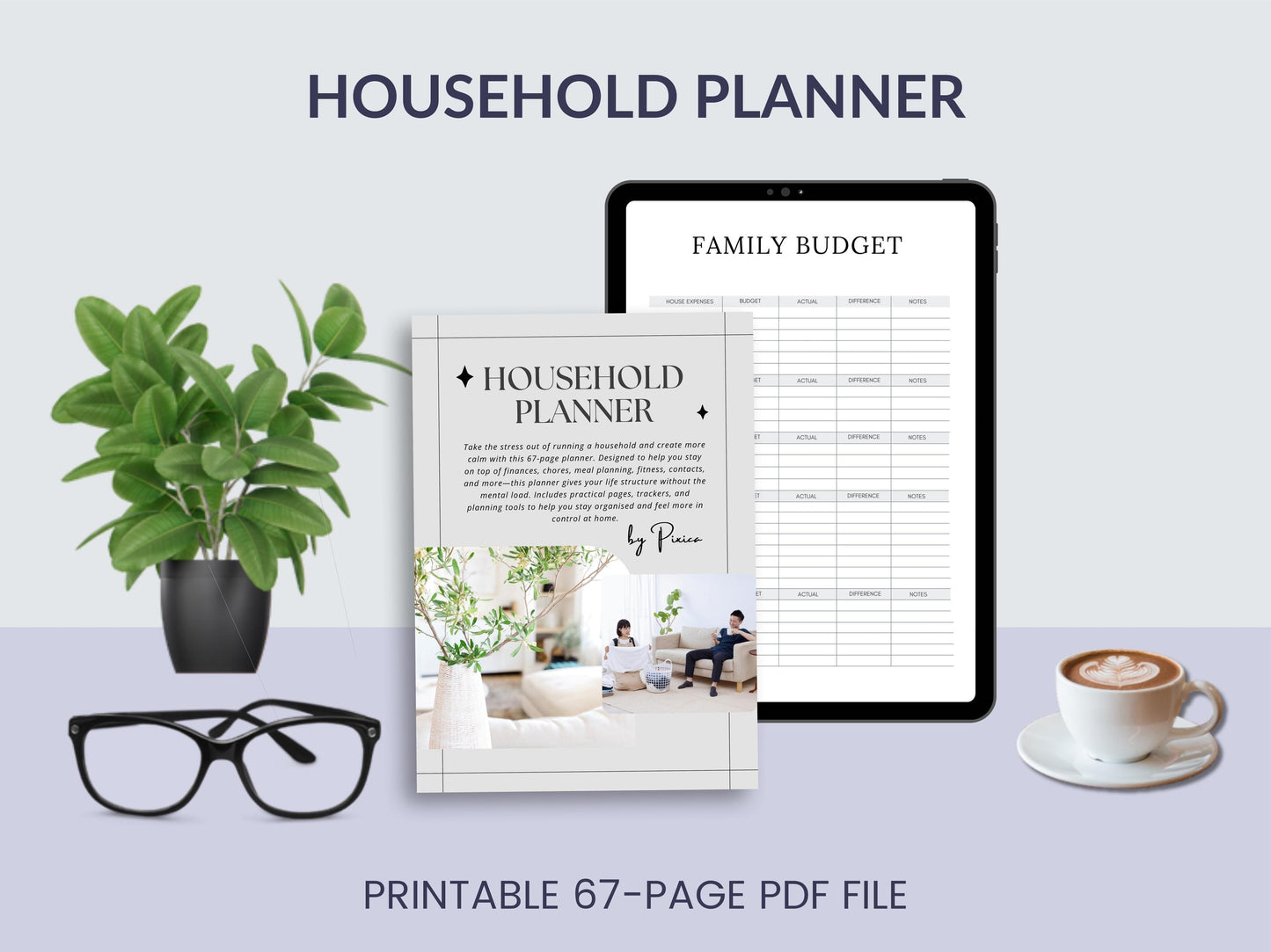 MRR Resell Digital Household Management Planner
