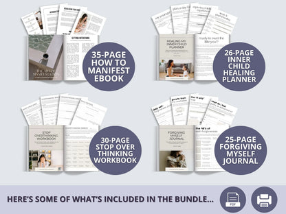 100+ Spiritual & Wellness Bundle (Instant Download)