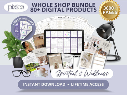 Digital Ultimate Spiritual & Wellness Collection (3600+ Pages)