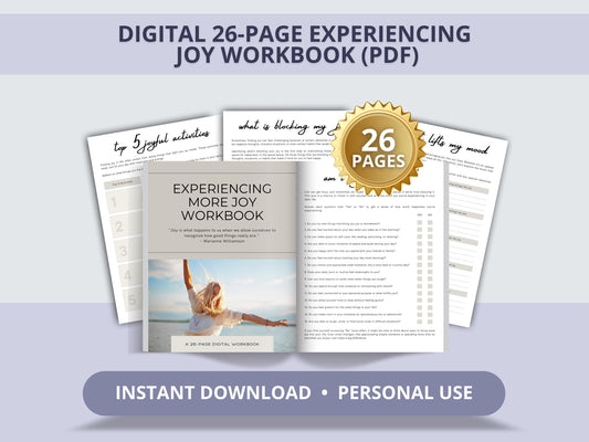 Digital Experiencing Joy Journal