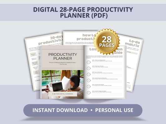 MRR Resell Digital Productivity Planner
