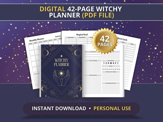 MRR Resell Digital Witchy Planner