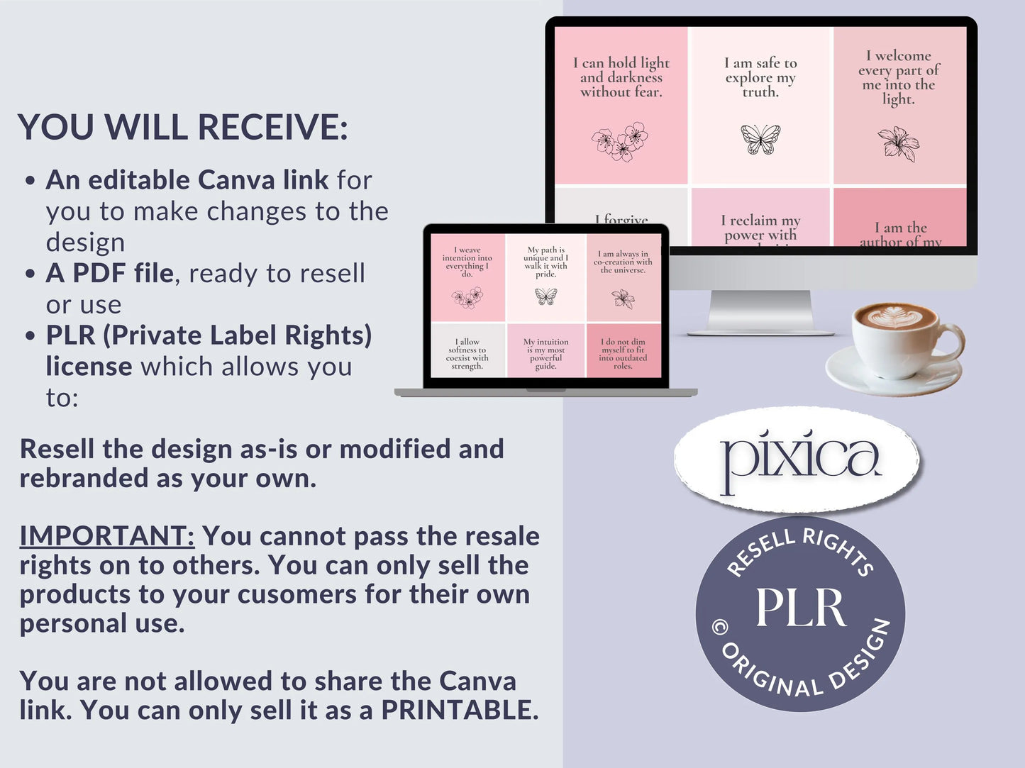 PLR 60 Digital Affirmation Cards #18