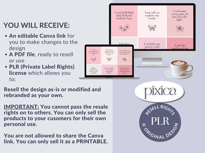 PLR 60 Digital Affirmation Cards #18