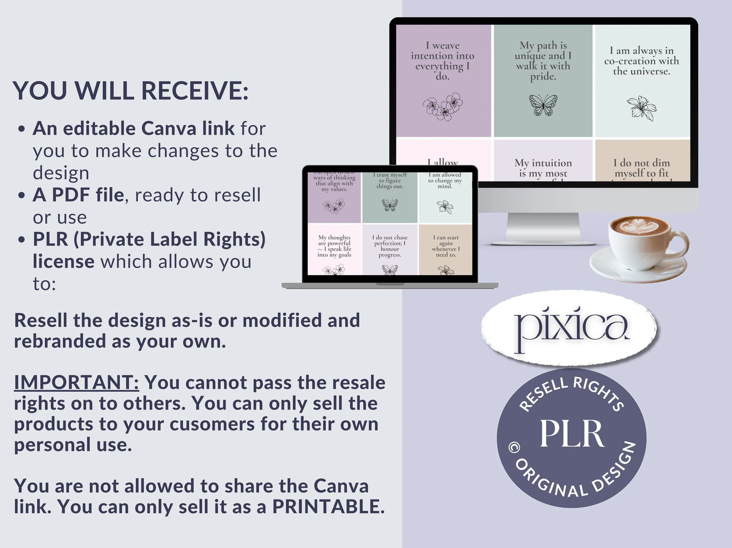 PLR 60 Digital Affirmation Cards #14