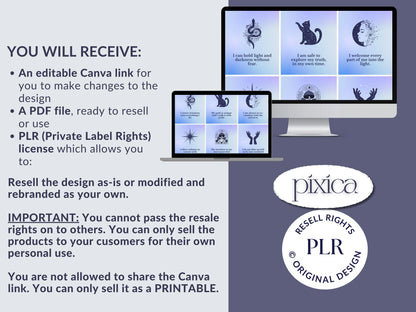 PLR 60 Digital Affirmation Cards #12