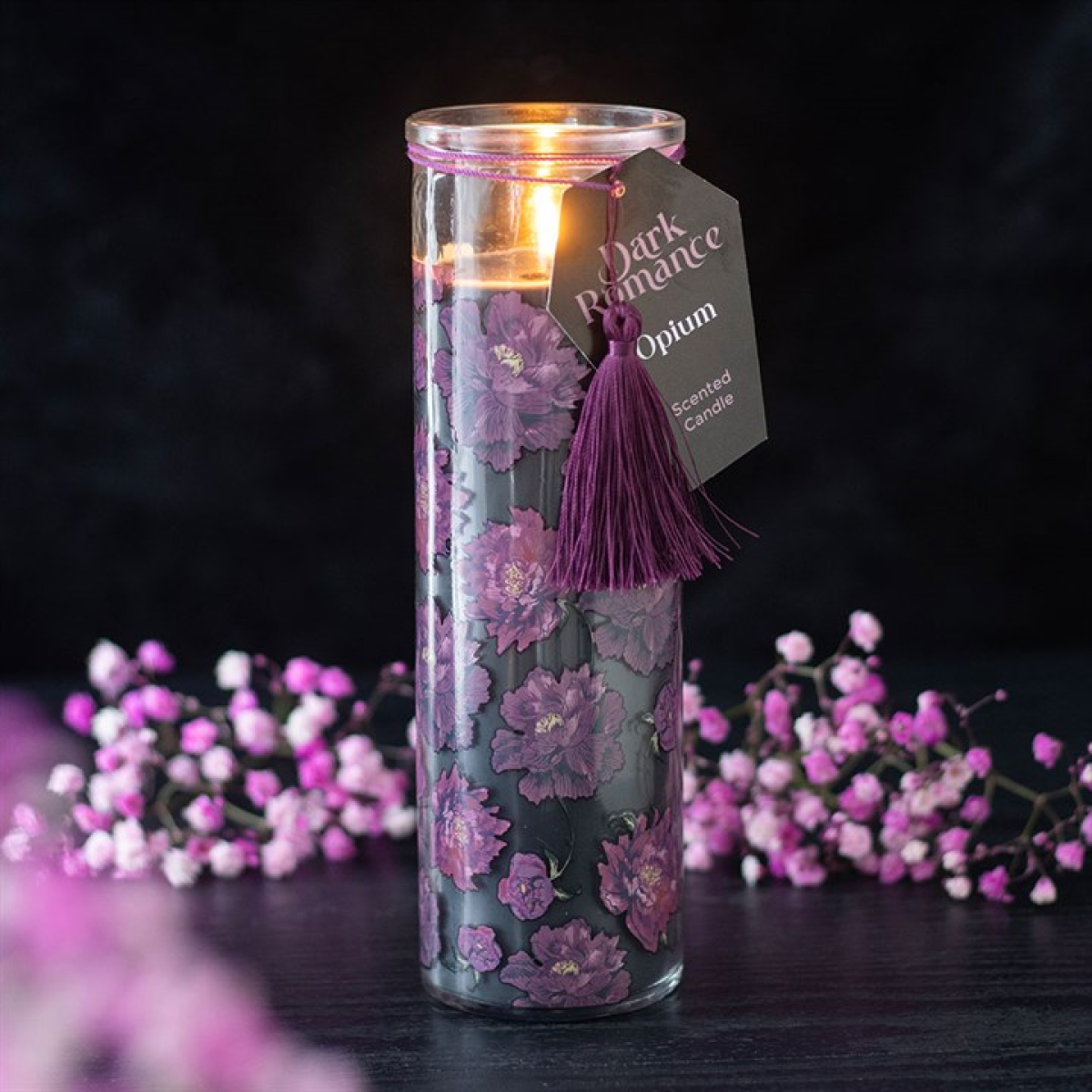 Dark Romance Opium Scented Tube Candle